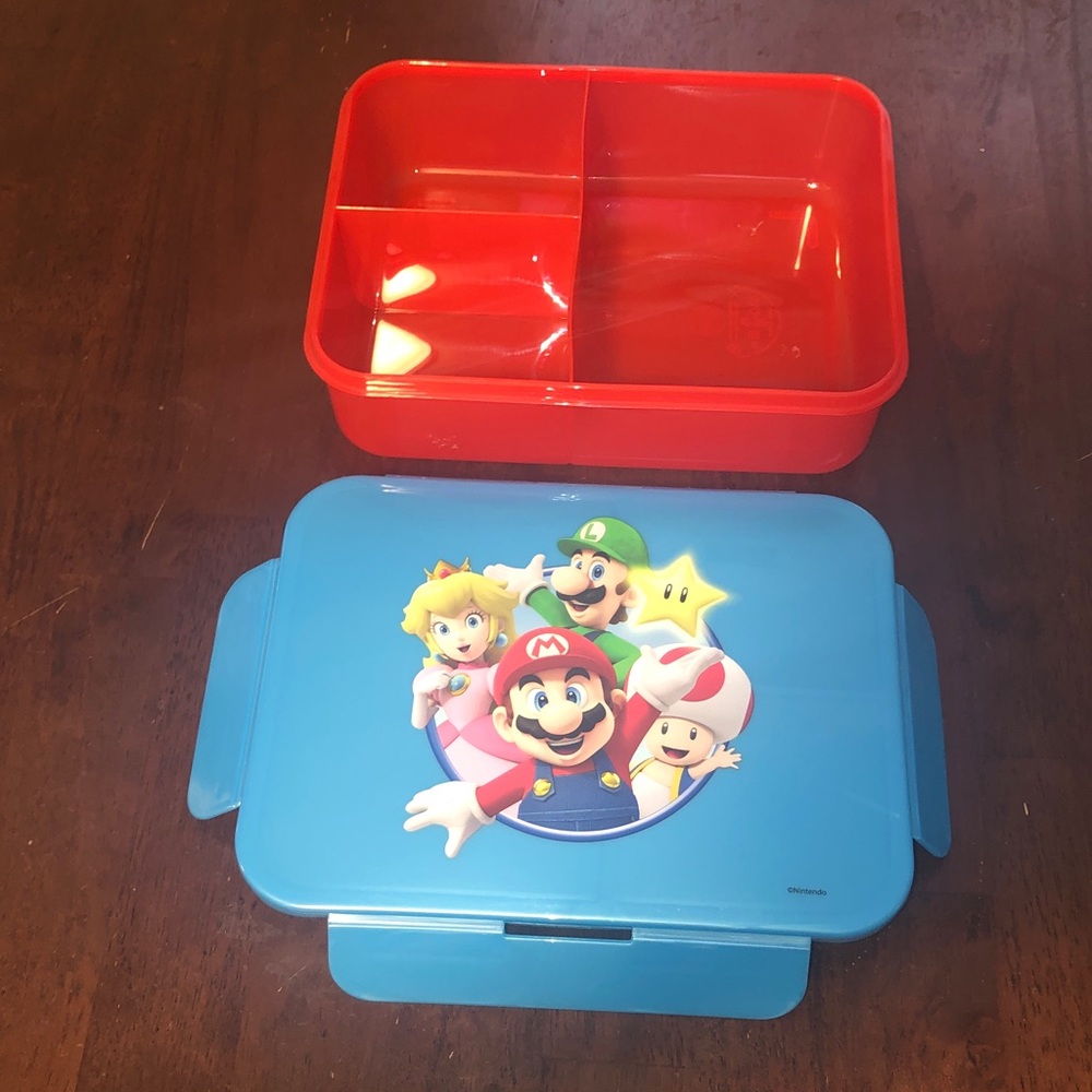 🔥 Super Mario Kids Bento Lunch Box